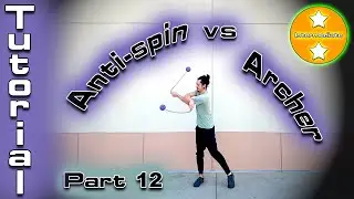 Poi Tutorial:  Archer vs Anti, Part 12 ft. Darrin Waller || Flow on Fire