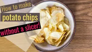 How to make Homemade Crispy Potato Chips without slicer || Homemade Potato Chips || Hot Chips Style