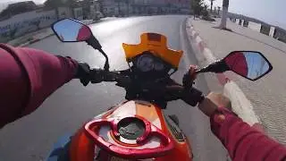 Driving in oran Ain turk  08/06/2019  motocycle