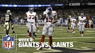 Odell Beckham Jr.'s Michael Jackson End Zone Dance | Giants vs. Saints | NFL