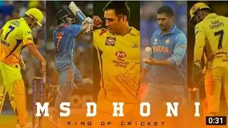 MS DHONI || Attitudal ||The King Will Roar Again || Full screen whatsapp status  || 1080p...