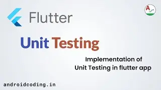 Flutter unit testing tutorial for beginners || Source in description | flutter coding