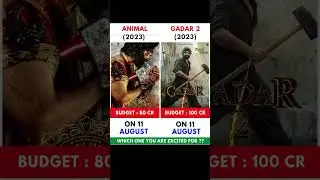 Animal Vs Gadar 2 Movie Comparision || Box Office Collection #shorts #gadar2