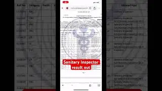 AIIMS sanitary Inspector result out  aiims cre 2024 result out