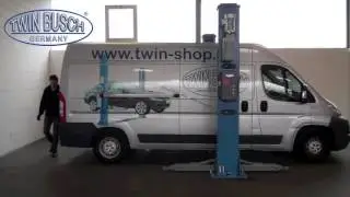 Podnośnik samochodowy dwukolumnowy 5,0 t HEAVY Line Twin Busch Germany TW 250