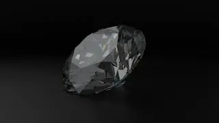 Round Shaped, Diamond close up isolated on black background, Videos Free