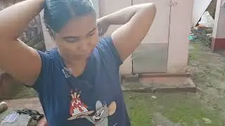 Oru evening routine kandalo..... #evening #eveningroutine #hairwashing 