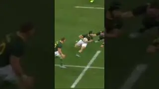 Springboks VS Barbarians Kurt-Lee Arendse 100% speed!