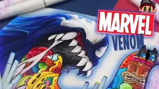 Dibujo &eacute;pico de Venom | FRANKOI