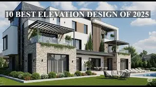 Top 10 Modern House Elevation Designs 2025 | Future Home Facade Ideas