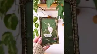 (100/365)Painting ducks in pond... hope you enjoyed the process #duck #satisfying  #beingaesthete