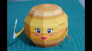 instruction for making the Venus paper craft.