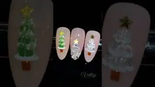 3 Easy Ways To Do Christmas Tree Nail Designs