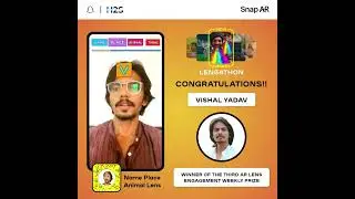 Weekly Winner 3 - AR Lens Engagement Category | India Summer Lensathon 2023 #INLensathon2023