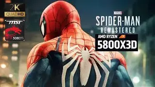 Marvel's Spider-Man Remastered - Ryzen 7 5800X3D - RTX 3060 Ti - 1440P