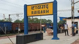 RIG, Raigarh railway station Chhattisgarh, Indian Railways Video in 4k ultra HD