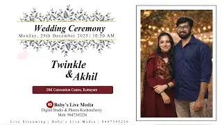 Wedding Ceremony | Twinkle & Akhil | 29th December, 2025