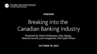 Breaking into the Canadian Banking Industry | Webinar Replay