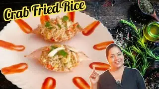 The Most Delicious Crab Fried Rice Recipe Ever! #crab