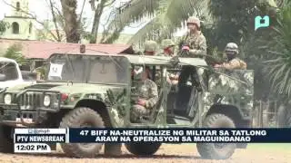 NEWS BREAK: 47 BIFF members, na-neutralize ng Militar sa Maguindanao