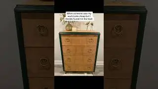 Getting Furniture (trash) From The Curb and Making It Beautiful | Furniture Flipping | Upcycling