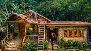 60 Days Building a Clay & Bamboo House | Timelapse Off-Grid Living
