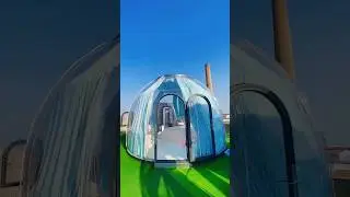 Dome room accommodation , beautiful private dome cabin #dome #building #cabin #lockdown