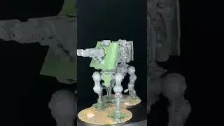 primaris space marine kitbash! imperial knight Armiger and firestrike turret combine #warhammer40k