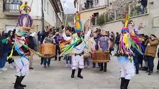 Fulión e mázcaras da Mourela pra acá (aldeas de Manzaneda) na Mascarada Ibérica