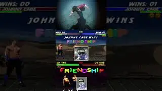 Johnny Cage Friendships Evolution Comparison #JohnnyCage #Friendships #Evolution #MK2 #MK3 #MK11