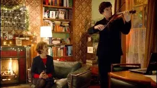 Christmas at Sherlock&rsquo;s &bull; S2E1 CLIP | Benedict Cumberbatch | Martin Freeman | Lara Pulver | BBC