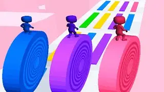 LAYERS ROLL game MAX LEVELS 🌈👮🏻&zwj;♂️💜 Gameplay All Levels Walkthrough iOS, Android New Game Apps Gamer