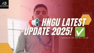 📢 HNGU Latest Update 2025!&rdquo; ✅ #university #students 