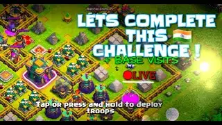 LIVE CLASH OF CLANS INDIA | BASE VISITS |&bull;| STG GAMING