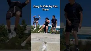 Kung Fu Kids Try This TikTok Trend #shorts