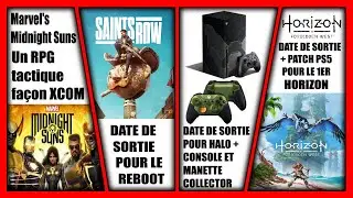 GNP#123 Un XCOM Marvel, date Saints Row, date Halo + console/manette collector, date HFW + patch PS5