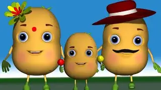 🥔 Aalu Kachalu Beta Kahan Gaye The | आलू कचालू | Funny Hindi Kids Rhyme | Little Planet JRJ 🎶🌈