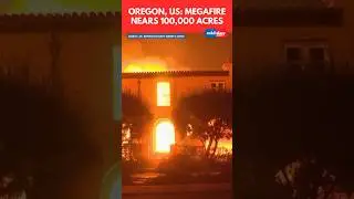 A monstrous wildfire in Oregon barrels toward the 100,000-acre mark #news #usa #wildfire