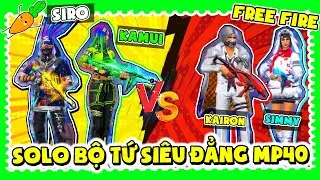 [FREE FIRE] KAMUI V&Agrave; SIRO SOLO VỚI M&Egrave;O SIMMY V&Agrave; KAIRON D&Ugrave;NG S&Uacute;NG 1 M&Agrave;U | MP40 BỘ TỨ SI&Ecirc;U ĐẲNG