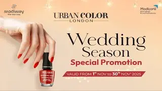 Urban Color London Wedding Season Promo l Nail Lacquer Offer | Modicare offer November 2025
