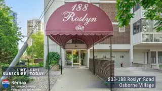 Condo for sale at 803-188 Roslyn Road in Osborne Village Winnipeg