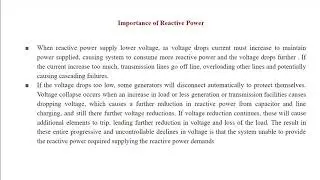 Power System Operation & Control   04  (PART - I)