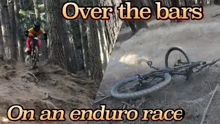 Going Over The Bars on an Enduro Race Because I Rode an XC Bike!!