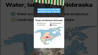 triple landlocked US state Nebraska  @dmfacts81