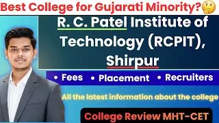 Best college in shirpur?🤔 | R.C Patel Institute of Technology (RCPIT), Shirpur | College Review 🔥