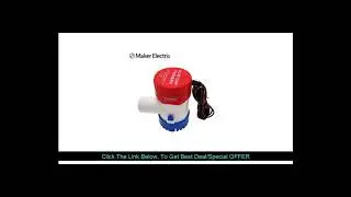 Best Bilge Pump 12v 1100GPH 1500GPH 12VDC Rule Water Pump used in Boat Seaplane Motor Homes Housebo
