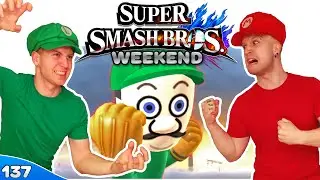 Bros Play Super Smash Bros 4 ✪ MARY & LOUIE! ● Multiplayer #137