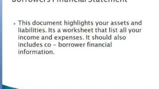 Documents required by most lenders to begin a Short Sale