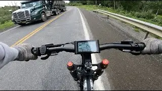 UncleDruncle Goes For The First Real Long Test Drive on The Cyrusher Electric Bike