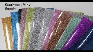 Cricut settings for cutting glitter HTV